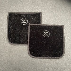 Chanel makeup pouch x2